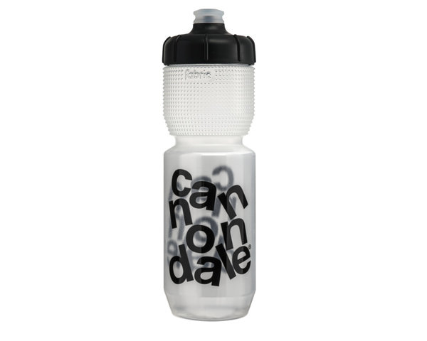 Cannondale Gripper Stacked Trinkflasche  750 ml clear/black